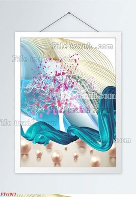 File tranh File tranh bộ hiện đại FT11013 (ảnh gốc) in trần xuyên sáng