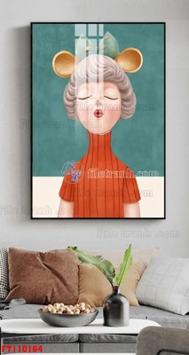 File in ấn File tranh hiện đại pha lê gương FT110164 (bản gốc) cao cấp