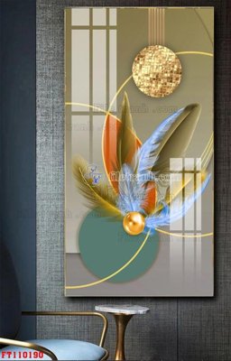 Tải file tranh gốc File tranh hiện đại pha lê gương FT110190 chất lượng cao