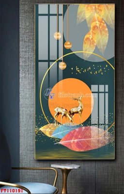 File in trần File tranh hiện đại pha lê gương FT110191 (file gốc) xuyên sáng