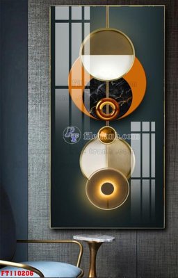 File tranh File tranh hiện đại pha lê gương FT110206 (ảnh gốc) in trần 3D