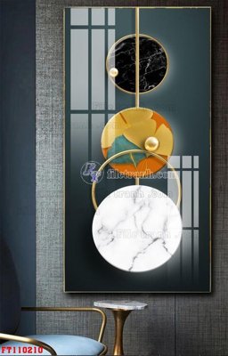 File gốc File tranh hiện đại pha lê gương FT110210 (in mica) trang trí