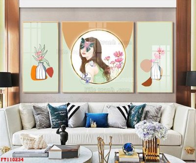 File tranh File tranh hiện đại pha lê gương FT110234 (gốc) chủ đề động vật