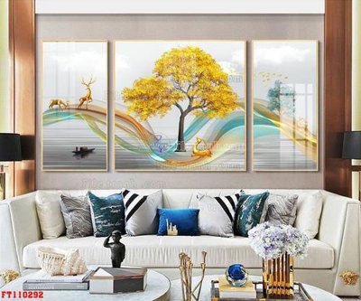 File gốc File tranh hiện đại pha lê gương FT110292 (in lụa) chi tiết cao