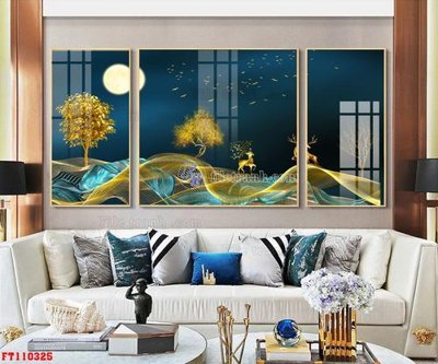 Tải file tranh gốc File tranh hiện đại pha lê gương FT110325 chất lượng cao