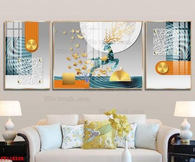 File tranh File tranh hiện đại pha lê gương FT110339 (gốc) chủ đề trừu tượng