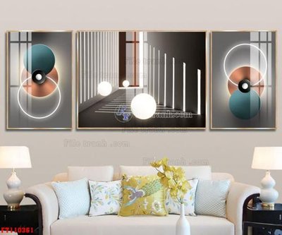 File ảnh File tranh hiện đại pha lê gương FT110361 (gốc) in PP, decal
