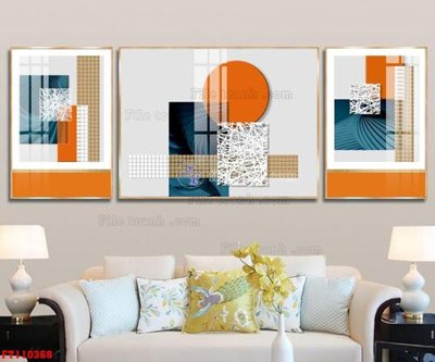 Tải file File tranh hiện đại pha lê gương FT110368 (gốc) chủ đề hoa sen