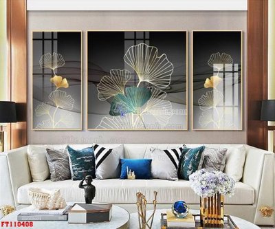 Hình ảnh file gốc File tranh hiện đại pha lê gương FT110408 cho in UV