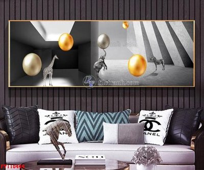 File in trần File tranh hiện đại pha lê gương FT110444 (bản gốc) 5D