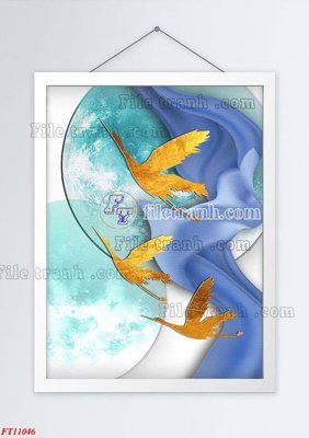 File ảnh File tranh bộ hiện đại FT11046 (gốc) trang trí khách sạn