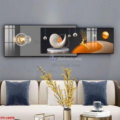 File tranh ảnh gốc File tranh hiện đại pha lê gương FT110475 dùng cho in khổ lớn