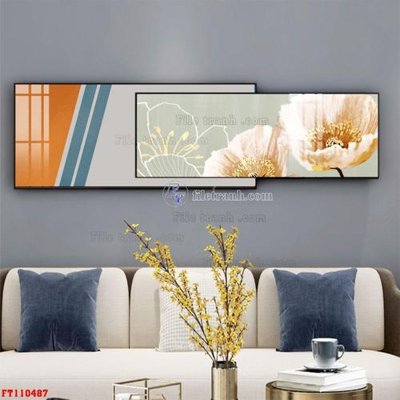 File tranh gốc File tranh hiện đại pha lê gương FT110487 (bản quyền) Filetranh.com