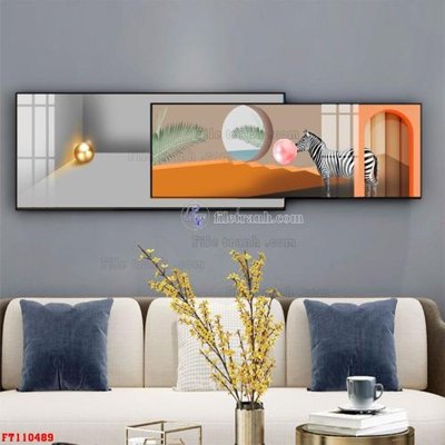 File ảnh File tranh hiện đại pha lê gương FT110489 (gốc) in quảng cáo ngoài trời