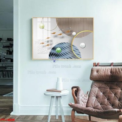 File gốc File tranh hiện đại pha lê gương FT110538 (in lụa) chi tiết cao