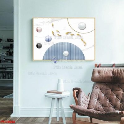 File tranh in trần 3D File tranh hiện đại pha lê gương FT110543 (ảnh gốc)