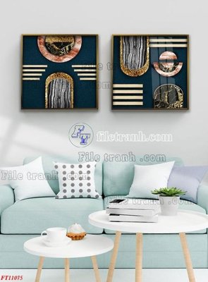 Tải file File tranh bộ hiện đại FT11075 (ảnh gốc) file AI/EPS