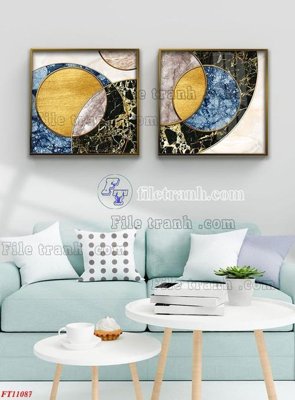 File gốc File tranh bộ hiện đại FT11087 (cho in ấn) độc quyền