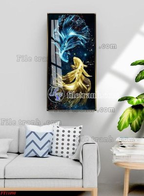 Tải file File tranh bộ hiện đại FT11090 (ảnh gốc) in gạch men