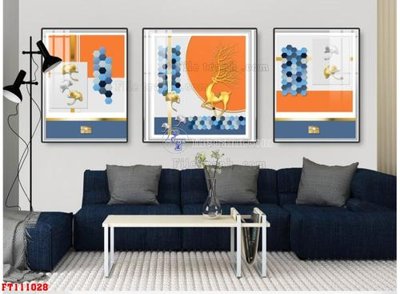 File in ấn File tranh hiện đại pha lê gương FT111028 (bản gốc) chất lượng cao