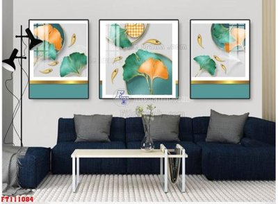 File gốc File tranh hiện đại pha lê gương FT111084 (in lụa) tranh phong thủy