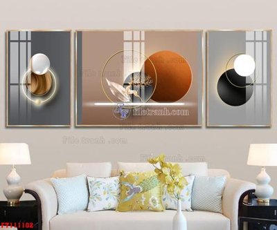 Ảnh gốc File tranh hiện đại pha lê gương FT111102 (độ nét cao) in mica