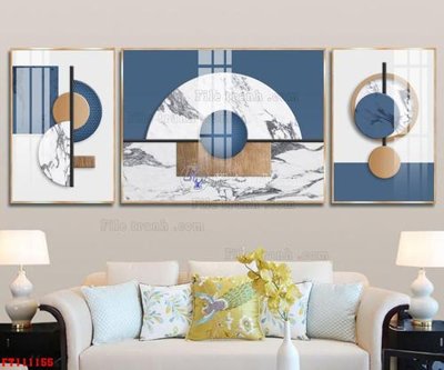 File gốc File tranh hiện đại pha lê gương FT111155 (in lụa) họa tiết 3D