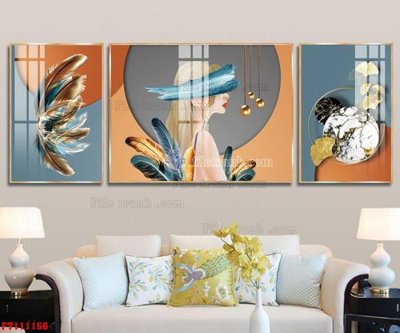 Download file gốc File tranh hiện đại pha lê gương FT111156 (in lụa) cao cấp