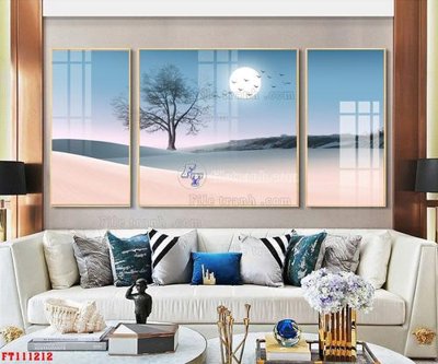 File tranh PSD File tranh hiện đại pha lê gương FT111212 chất lượng cao