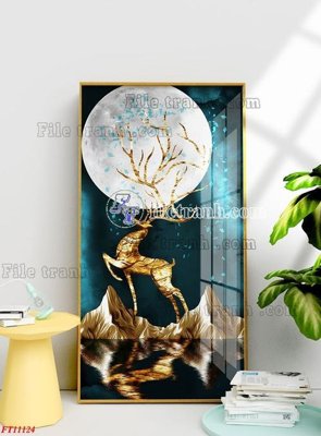 Hình ảnh gốc File tranh bộ hiện đại FT11124 (để in khổ lớn)