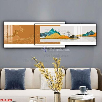 File gốc File tranh hiện đại pha lê gương FT111277 (in lụa) cao cấp