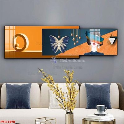 File gốc File tranh hiện đại pha lê gương FT111278 (in lụa) cao cấp