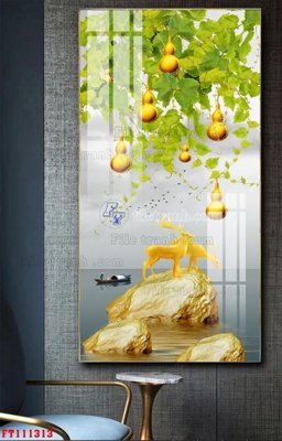 File gốc File tranh hiện đại pha lê gương FT111313 (thiết kế) độc quyền