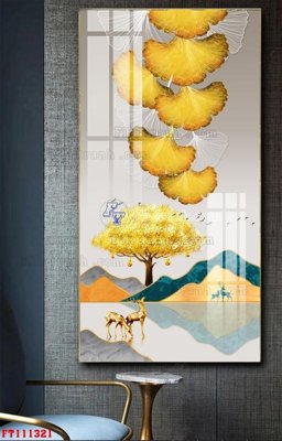 Ảnh mô tả file gốc in mica File tranh hiện đại pha lê gương FT111321