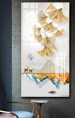 Ảnh mô tả file gốc in mica File tranh hiện đại pha lê gương FT111330