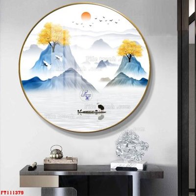 File gốc File tranh hiện đại pha lê gương FT111379 (phong cách) tối giản