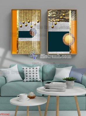 File ảnh File tranh bộ hiện đại FT11142 (gốc) in backdrop sự kiện