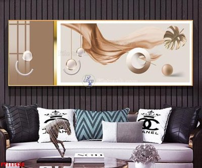 File gốc File tranh hiện đại pha lê gương FT111430 (in lụa) tranh phong thủy