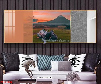 File gốc File tranh hiện đại pha lê gương FT111448 (PNG) nền trong suốt