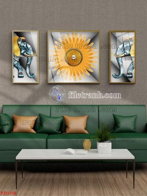 File ảnh File tranh bộ hiện đại FT11150 (gốc) in poster