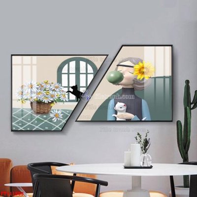 File tranh File tranh hiện đại pha lê gương FT111503 (ảnh gốc) in trần nhà