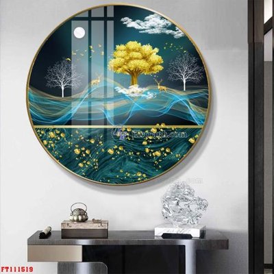 Cung cấp file tranh gốc File tranh hiện đại pha lê gương FT111519 độc quyền