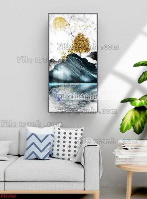 File gốc File tranh bộ hiện đại FT11162 (ảnh chi tiết) để in lụa