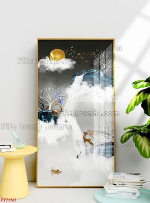 File in mica File tranh bộ hiện đại FT11165 (ảnh gốc) đẹp