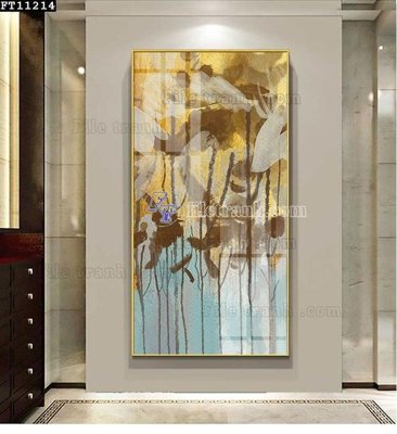 File tranh gốc in trần nhà File tranh đơn lối vào FT11214 3D