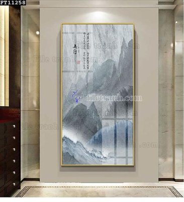 File in mica File tranh đơn lối vào FT11258 (ảnh gốc) đẹp