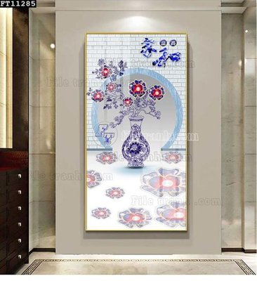 File PSD File tranh đơn lối vào FT11285 (gốc) cho in quảng cáo