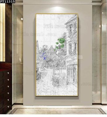 Tải file gốc File tranh đơn lối vào FT11315 (in bạt) quảng cáo