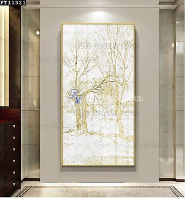 Download file gốc File tranh đơn lối vào FT11321 (in lụa) nghệ thuật