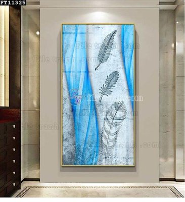 File gốc File tranh đơn lối vào FT11325 (in mica) trang trí